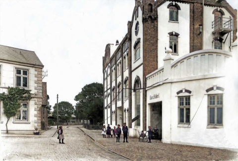 Bild vom historischen Bau der Ditmarscher Brauerei